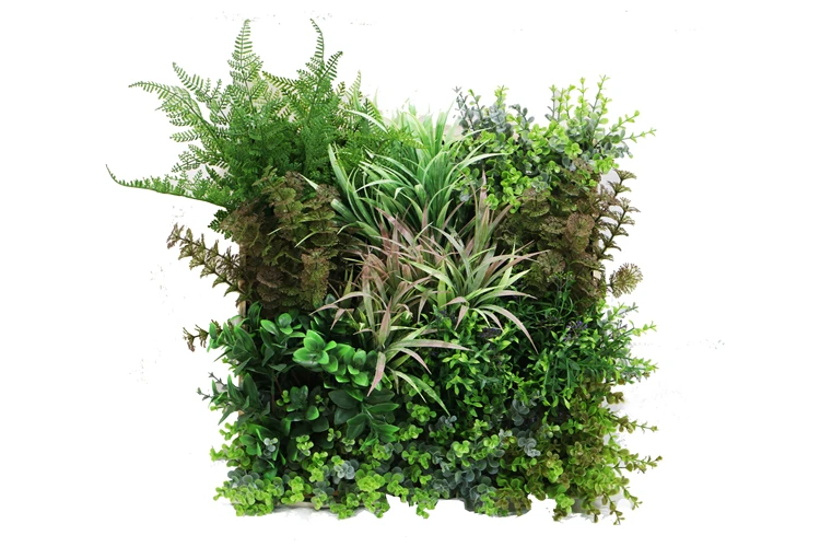Decoración Vertical De Jardín,Plantas Colgantes,Hierba Artificial,Pared