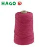 Open end recycled 100% spun polyester yarn manufacturer in china