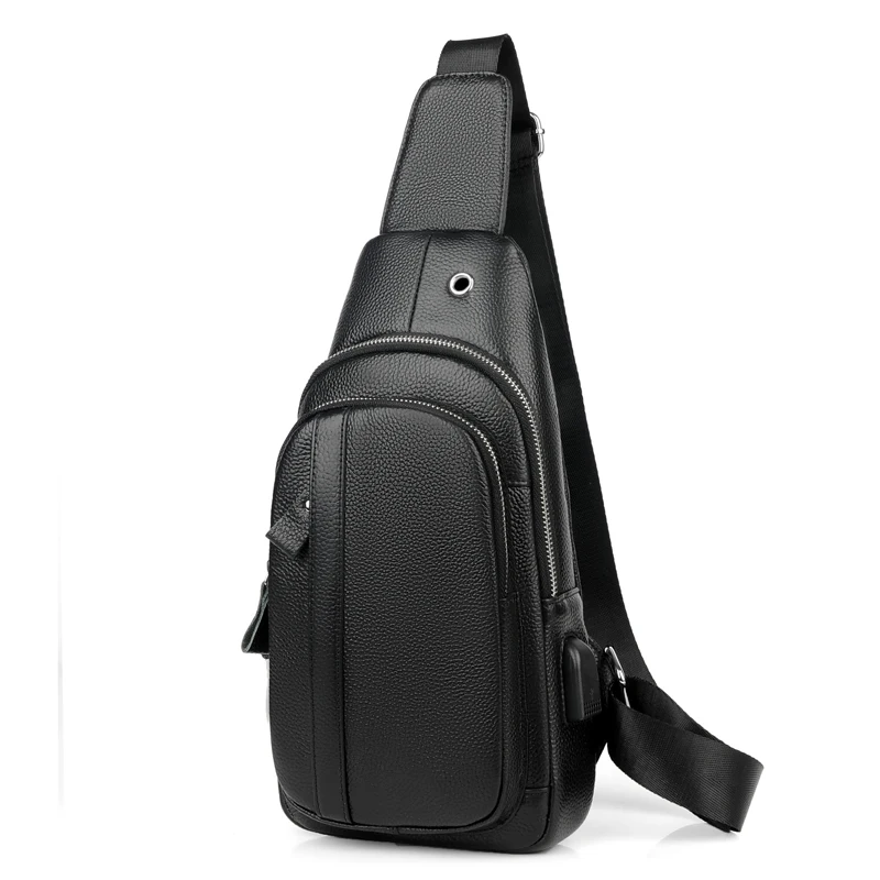 custom leather chest bag for men waterproof leather sports men travel sling bag with USB charging port, Brown,black,,etc.
custom leather chest bag for men waterproof leather sports men travel sling bag with USB charging port, Brown,black,,etc.