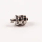 industrial animal husbandry M5 M6 M8 customized metal veterinary syringe connector M4 luer lock adapter