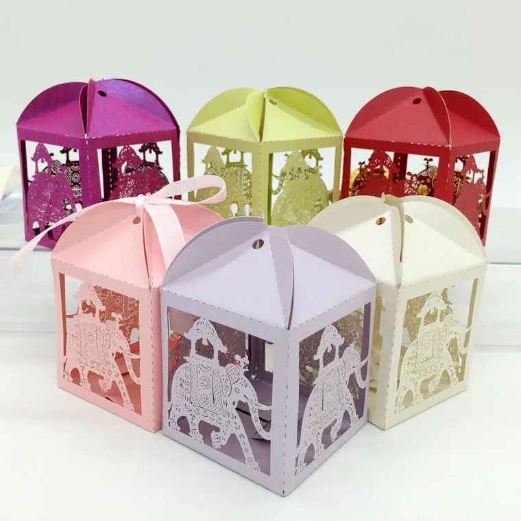 Wholesale Factory Direct Elephant Laser Cut Indian Wedding