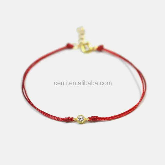 charm thin string bracelet luck wish bracelet for birthday gifts