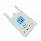 Custom printed t-shirt plastic bag roll with own logo