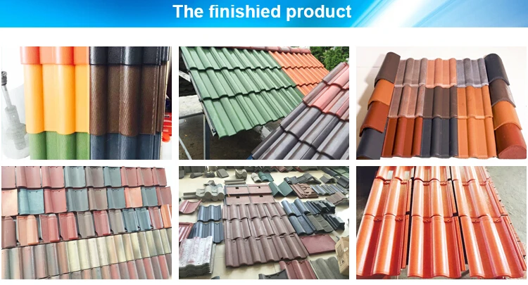 Products sell like hot cakes high quality full automatic roof tile making machine clay