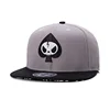 Daily Fit Fashion Character Custom Logo 6 Panel Embroidery Snapback Hats Cap Custom Embroidered Flat Bill OEM ODM Snapback Caps