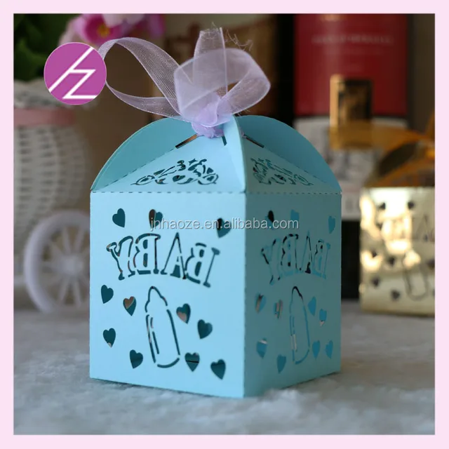 quality baby shower candy box for boy and girls wedding gift