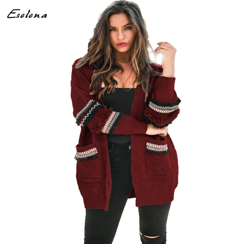 fashion new design Splicing Long Sleeve Women's Long Cardigan knit sweater mujer coat
fashion new design Splicing Long Sleeve Women's Long Cardigan knit sweater mujer coat