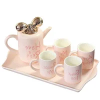 

Creative Bone China Ceramic Milk Coffee Cup for Gift High-grade Afternoon Tea Cup and Mugs Set