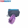 fabric Dog Waste Poop bags Holder/ pet Poop Bag Dispenser with Carabiner Clip and waste bag