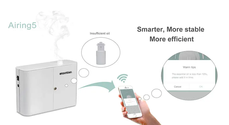Fantastisches WIFI-APP-Steuerelektrischer Aroma-Öl-Diffusor 2