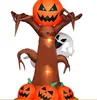 Manufacture outdoor inflatables pumpkin tree for halloween decoration