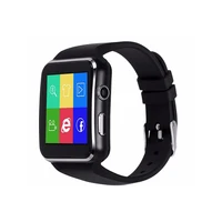 

2019 Android Camera Smartwatch Wrist Mobile Smart Watch Phone GT08 X6 Sport Smart Watch With Sim Card Slot