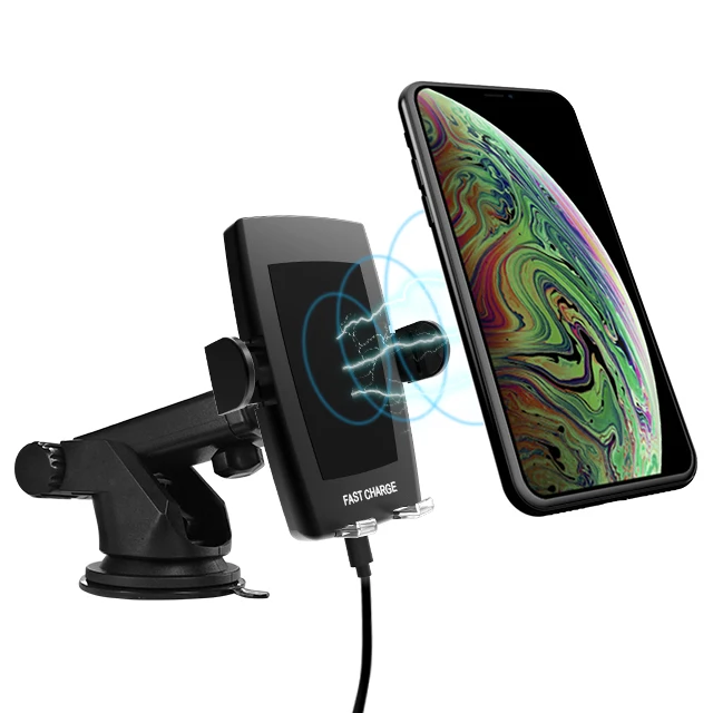 10W fast charging AUTO wireless car charger,Fast Charging Holder for iphone 8 8p/X/XR/XS samsung s9 note 9, Black
10W fast charging AUTO wireless car charger,Fast Charging Holder for iphone 8 8p/X/XR/XS samsung s9 note 9, Black