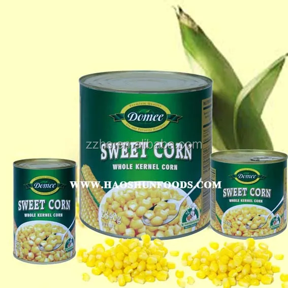 canned sweet corn