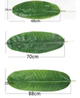 decorative silk cloth artificial banana leaf
