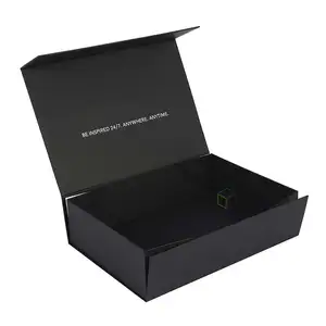 black luxury folding wholesale gift underwear packaging box