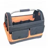 Polyester tool bag for plumbers with PVC Hard Base