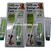 Newest hot selling OEM&ODM FDA approved bulk and cheap dog toothpaste and toothbrush , toothpaste for dog