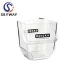Custom Print water ice plastic cooler bucket with handle