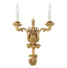 French European Brass Candle Home Decorative Wall lamp Sconce Light Fixture