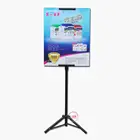 Metal black poster display stand tripod easel