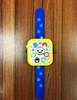 preschool educational plastic buttons nursery rhymes mini toy watch with picture projector