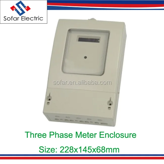 DTS-32 Size 228*145*68mm Three Phase Electric Energy Meter Enclosure