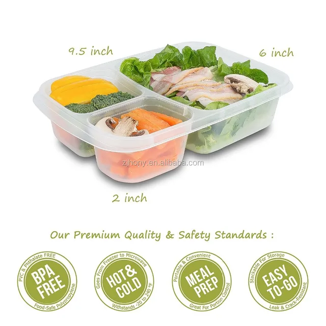 containers with lids , thick bpa free | reusable bento lunch box