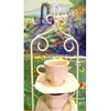 Metal Table 3-tier Wedding Cake Display Stand Tiered Tea Cup Stand