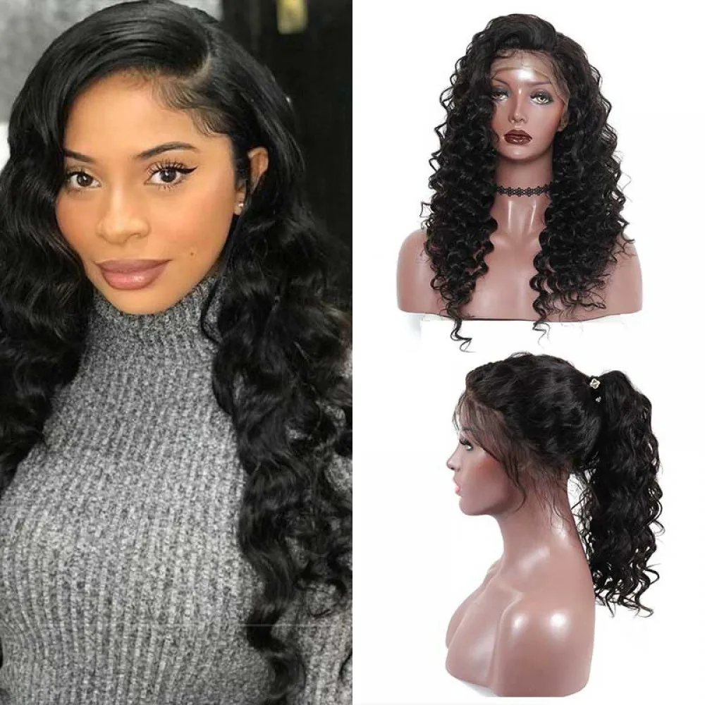 Adjustable Wig 360 Loose Wave Lace Frontal Pre-Plucked 360 Full Lace Wigs Wet And Wavy Lace Closure Wig
Adjustable Wig 360 Loose Wave Lace Frontal Pre-Plucked 360 Full Lace Wigs Wet And Wavy Lace Closure Wig