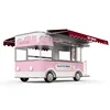 China Multi-functional Street Sandwich cart Mobile Snack Car Food Truck for Fast Food