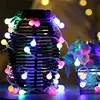 Outdoor Indoor Home Garden Party Decoration 32.8ft Globe 8 Modes Waterproof Color Changing Plug In Christmas Lights