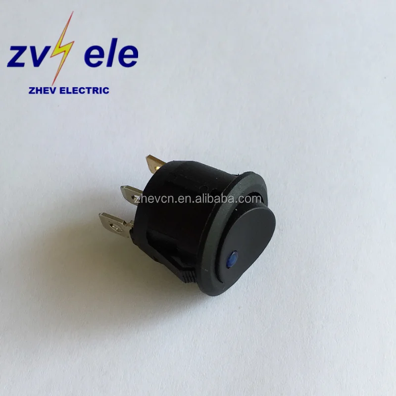 car 12v led round rocker switches with dot light spst 20a buycar 12v led round rocker switches with dot light spst 20a