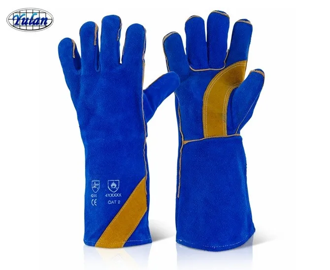 LC517 Blue welding gloves