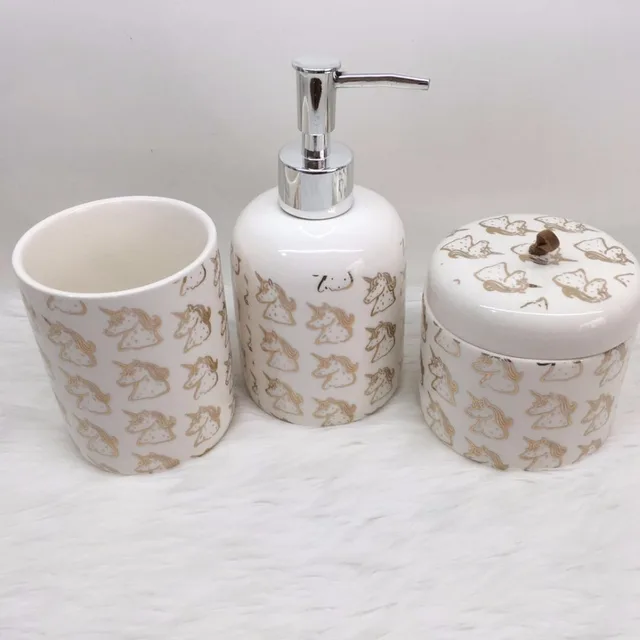 gold pattern custom ceramic bath set avon audit sedex