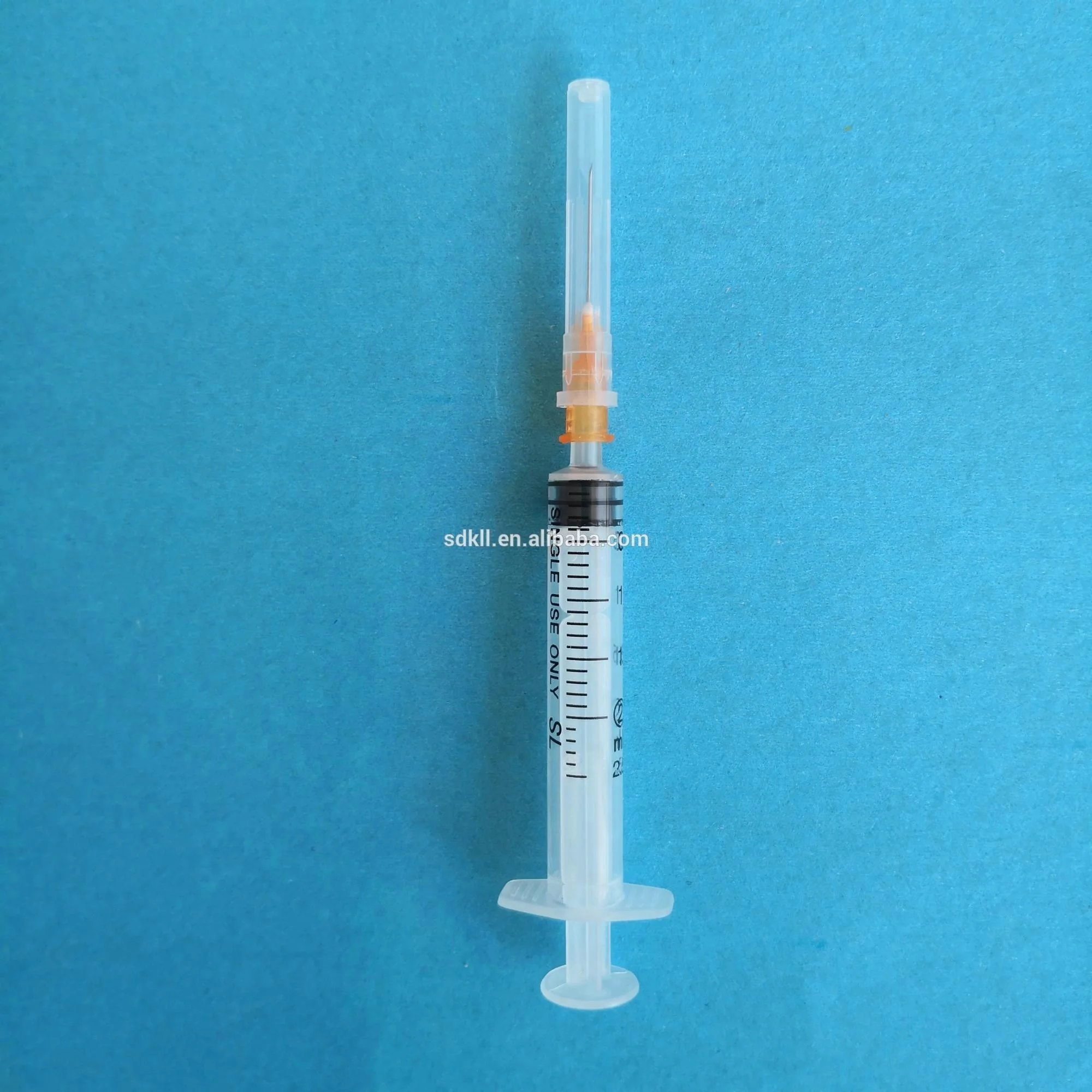 1毫升 luer 锁定注射器胰岛素注射器针头糖尿病注射器