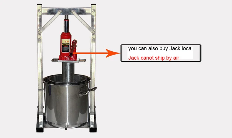 Manual Stainless Steel Grape Hand Hydraulic Juicer Machine Jack Juice Crusher Grape / Wine Juice Presser Squeezer Sale