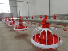 Automatic poultry feeding equipment broiler feeding pan/pan feeder made in Huabang