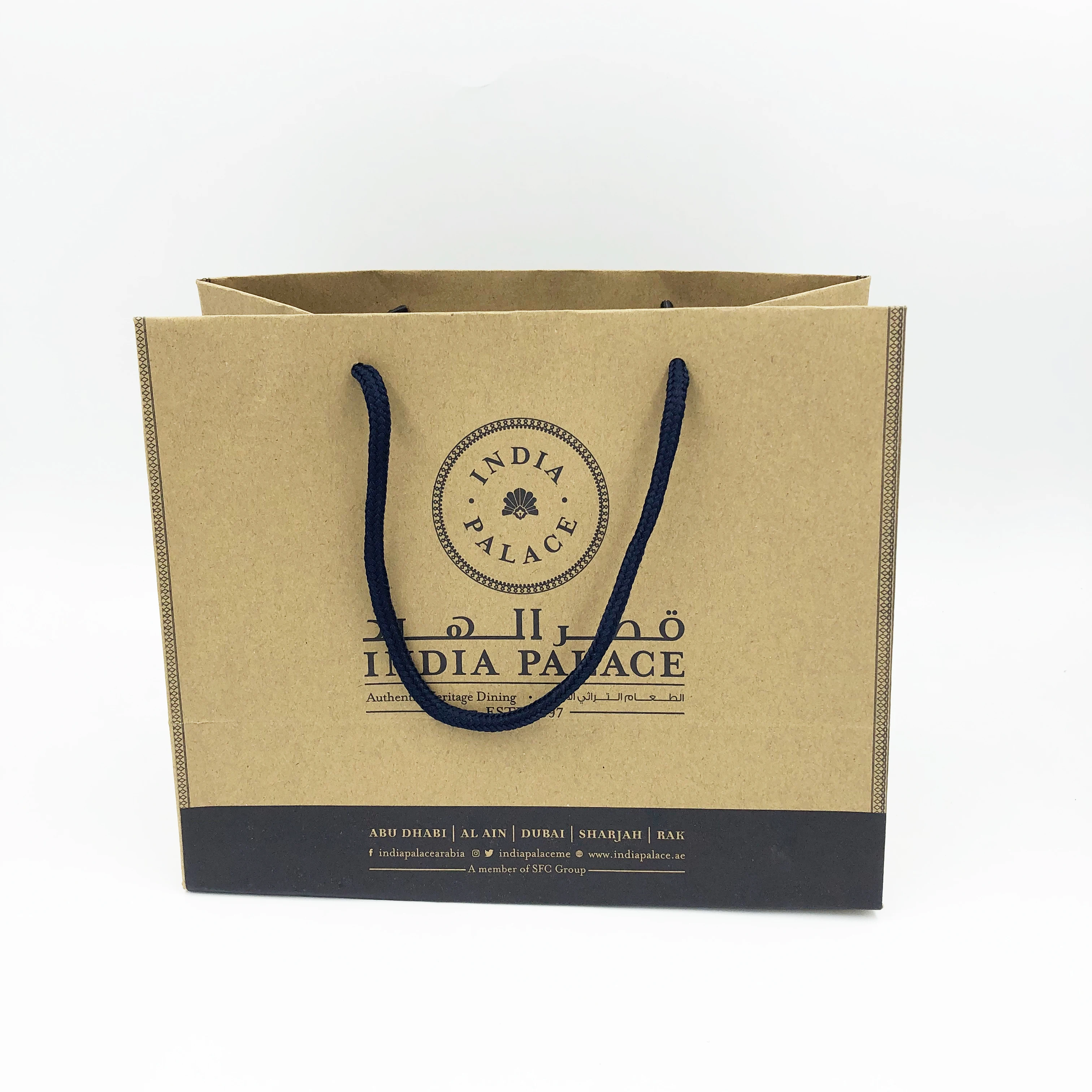 kraft paper bag with handle