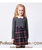 Manufacturer plaid new model girl uniform dress kids dress frock design