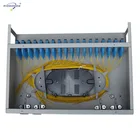 Rack-mount Fibre Patch Panel PG-ODF2026 19inch Fixed Rack-mount 24 Port Fiber Optic Patch Panel FC/SCLC/ST Adapter Available