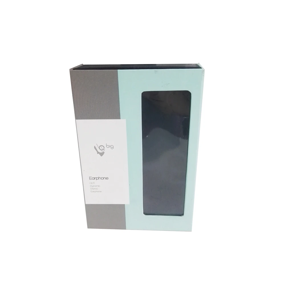 lid window clear paper packaging gift box