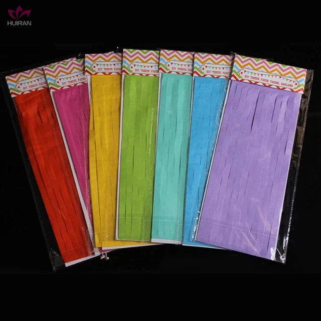 hot selling wedding party decoration strips tissue paper tassel