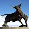 Factory Supply large bronze bull