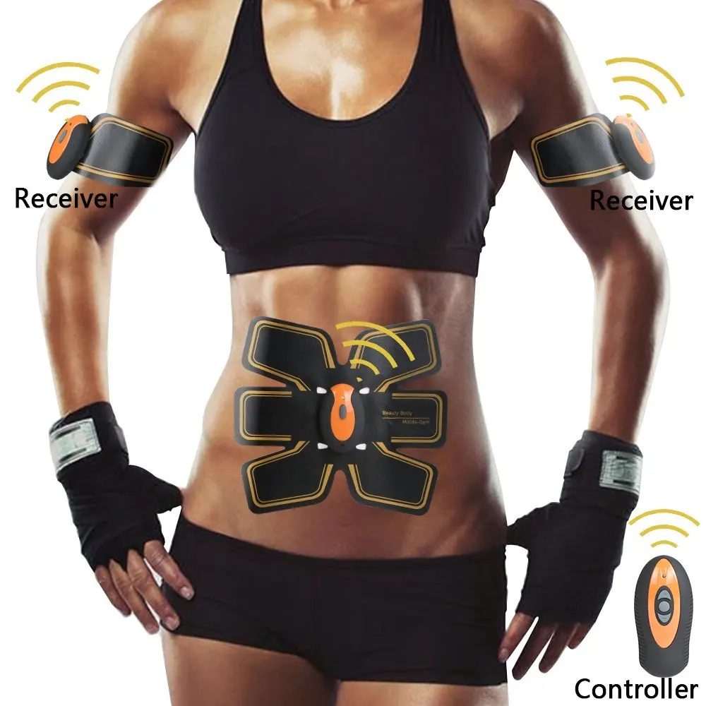 2018 Amazon Hot Selling Smart Wireless TENS EMS Muscle Abs Trainer for Abdomen, Arms and leg, Black and white/ black and orange
2018 Amazon Hot Selling Smart Wireless TENS EMS Muscle Abs Trainer for Abdomen, Arms and leg, Black and white/ black and orange