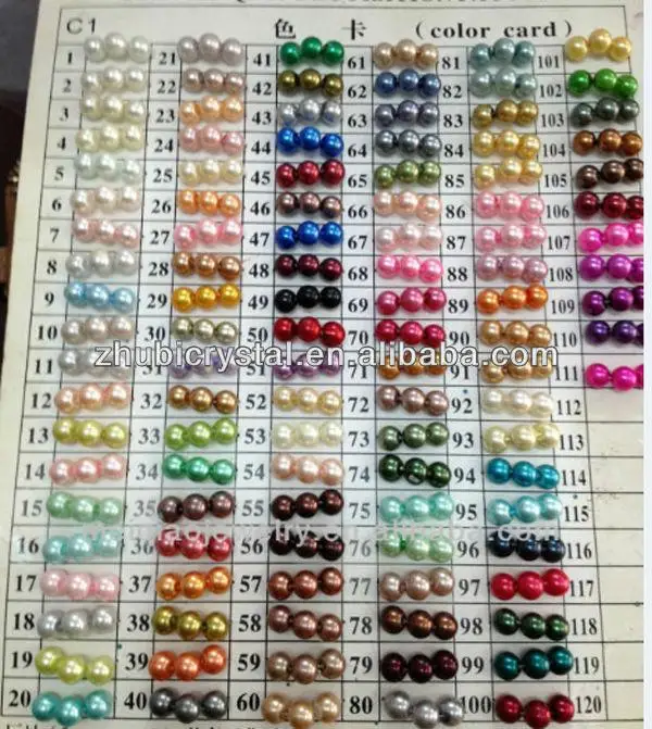 Pearl color card_