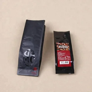 side gusseted coffee bags with degassing valve