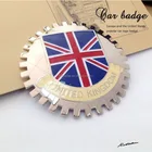 Custom UK flag car grill badge,Metal car badges emblems,Custom chrome car emblems
