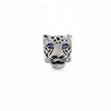 Black Onyx Blue Sapphire Panther Sterling Silver Ring For Boys