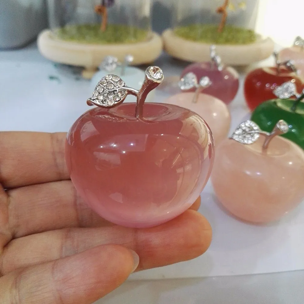 cute rose apple for sale natural crystal apple for gift